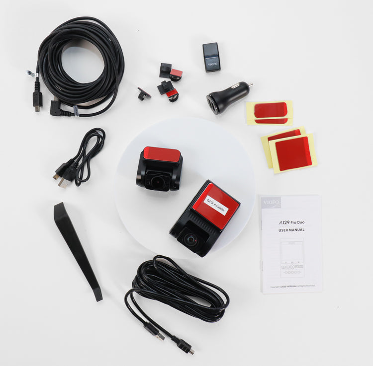 VIOFO A129 PRO Duo 2CH - 4K Ultra-HD Front and Rear Dash Cam