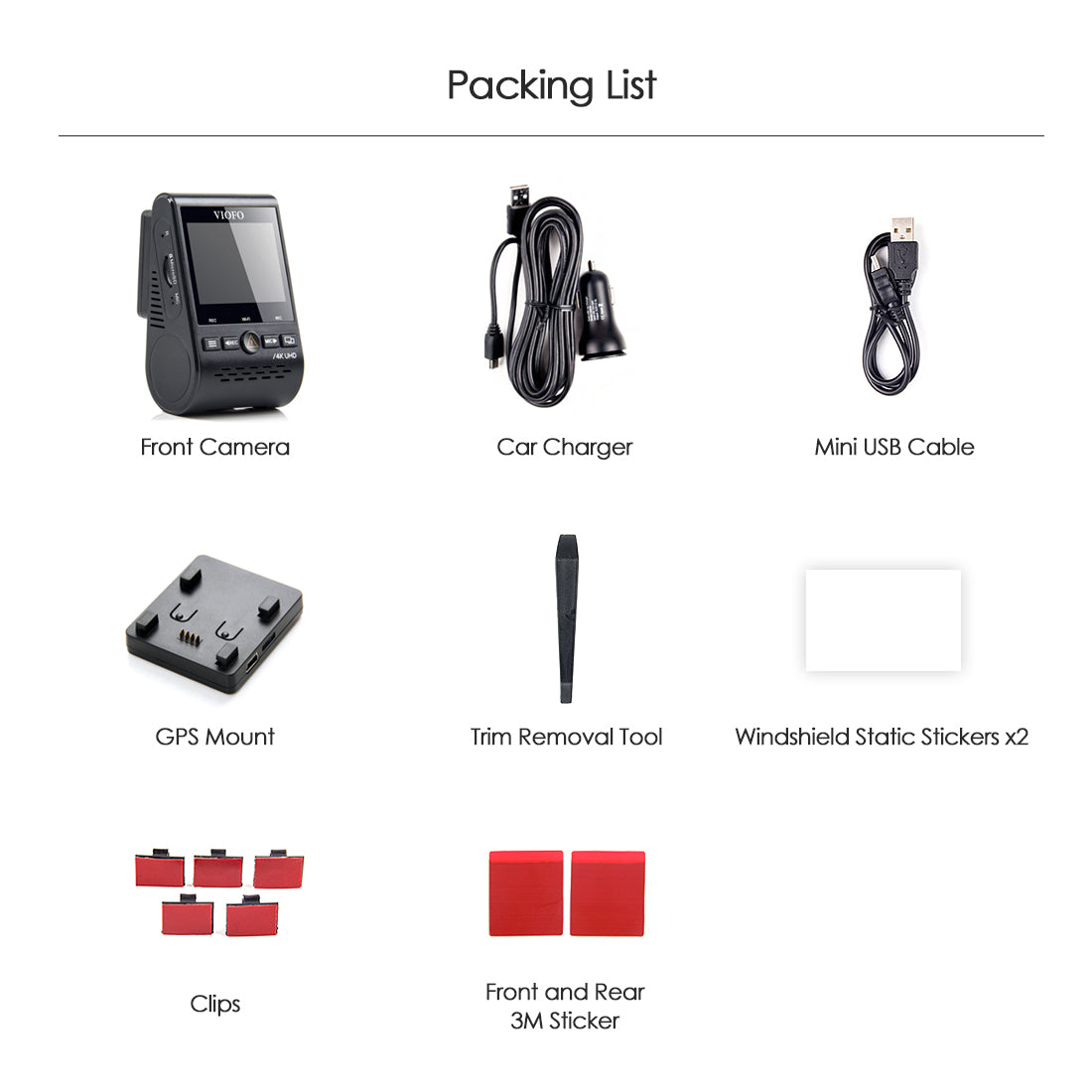 VIOFO A129 PRO 1CH - 4K Ultra-HD Front Only Dash Cam