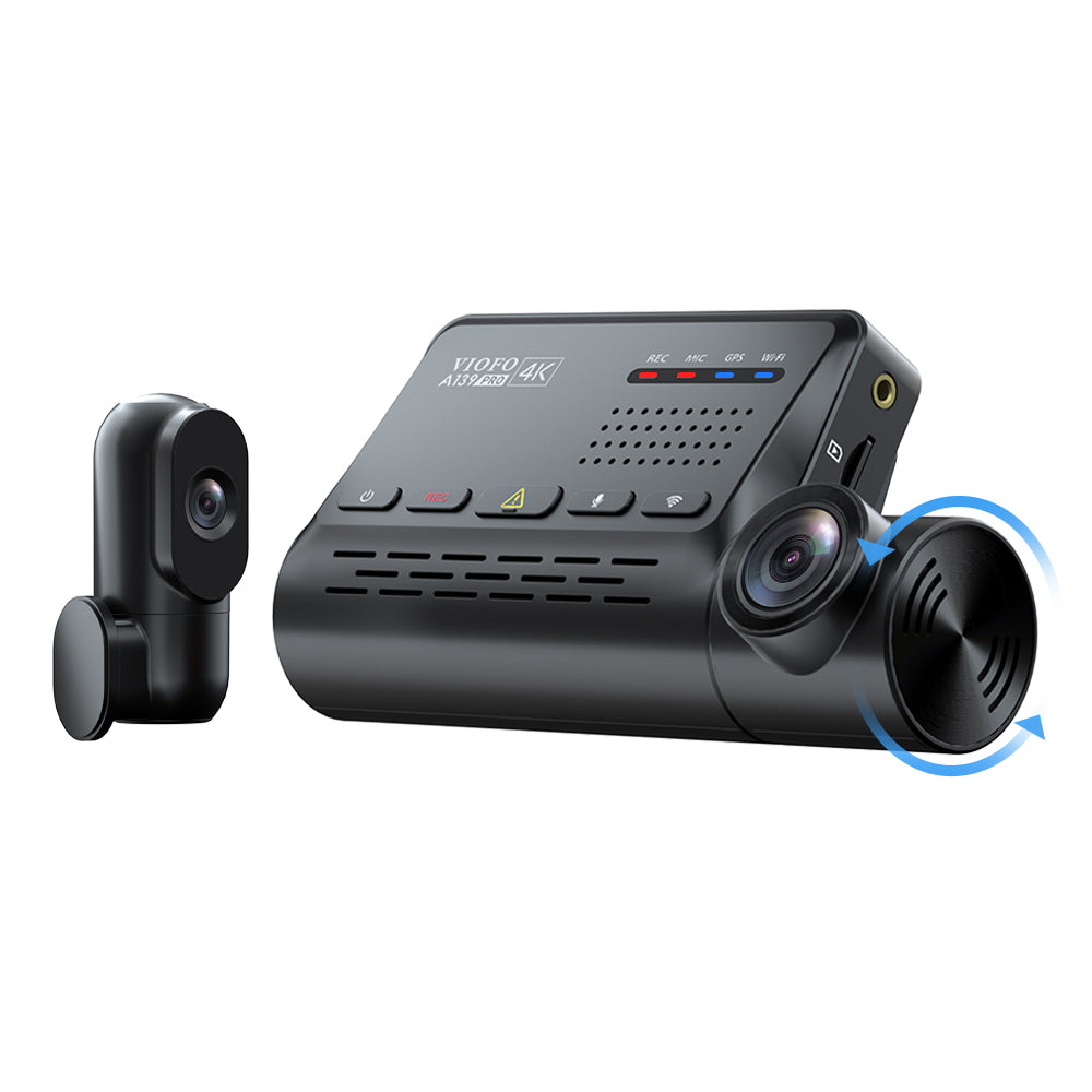 VIOFO A139 Pro 2CH - 4K Ultra-HD Sony STARVIS™ 2 Front and Rear Dash Cam