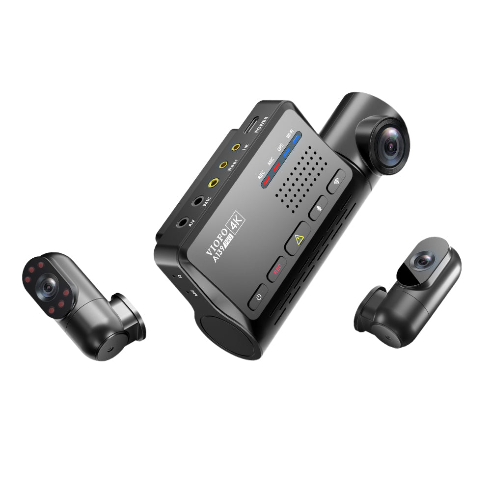 SALE! VIOFO A139 Pro 3CH - 4K Ultra-HD Sony STARVIS™ 2 Front, Rear and Interior Dash Cam