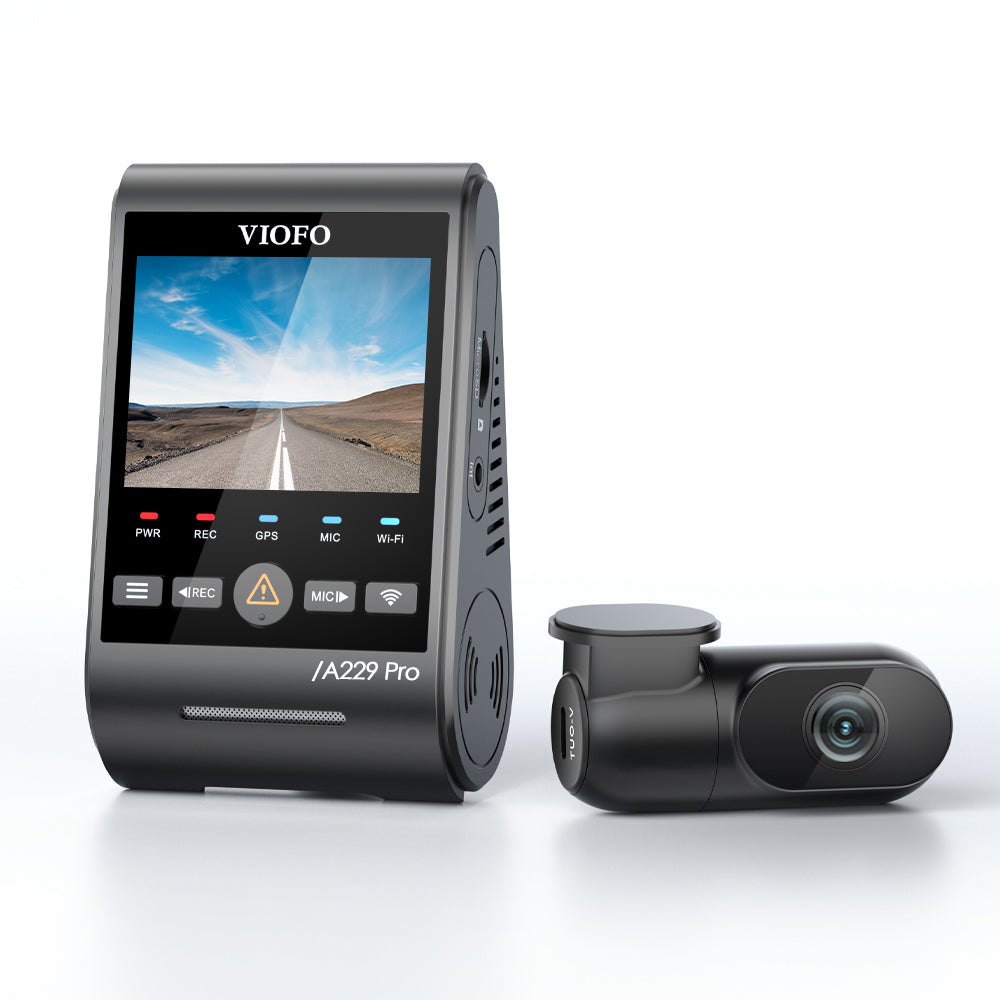 VIOFO A229 Pro 2CH - 4K Ultra-HD Sony STARVIS™ 2 Front and 2K Rear Dash Cam