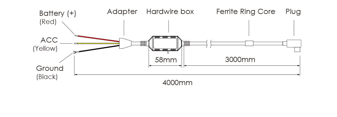 VIOFO HK5 Type-C Right-Angled ACC Hardwire Kit