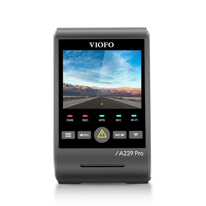 VIOFO A229 Pro 3CH - 4K Ultra-HD Sony STARVIS™ 2K Front, 2K Rear, FHD Interior